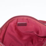 Prada Logo Nylon Hand Bag Shoulder Bag Pouch Purse Red