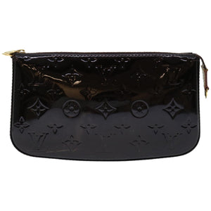 Louis Vuitton Pochette Accessoire  Patent Leather Clutch Bag
