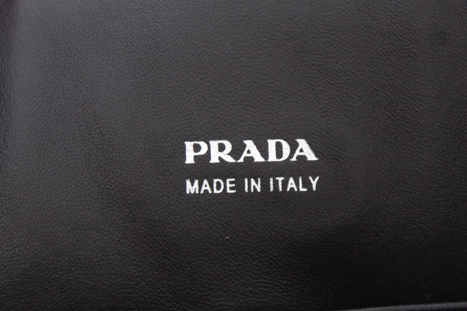 Prada Multi Striped Leather Tote
