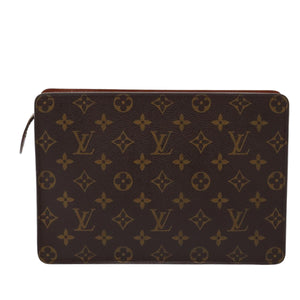 Louis Vuitton Pochette A4  Canvas Clutch Bag