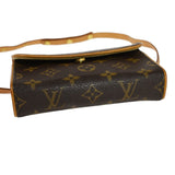 Louis Vuitton Pochette Florentine  Canvas Clutch Bag