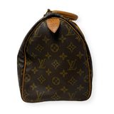 Speedy 30 Handbag Luxury Designer By Louis Vuitton  Size: Medium