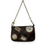 Monogram Mini Pochette Clutch Luxury Designer By Louis Vuitton  Size: Small