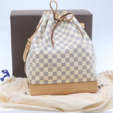 LOUIS VUITTON Damier Azur Noe Shoulder Bag N42222 LV  21577A