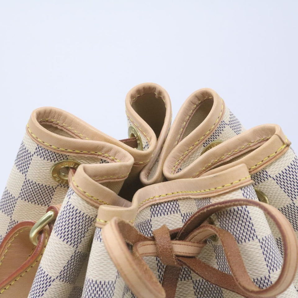 LOUIS VUITTON Damier Azur Noe Shoulder Bag N42222 LV  21577A