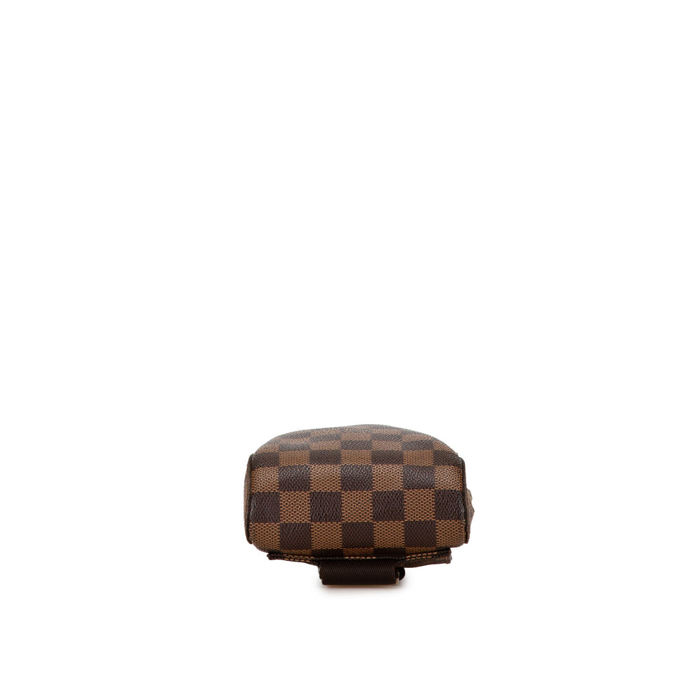 Brown Louis Vuitton Damier Ebene Geronimos Crossbody Bag