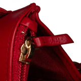 Chanel Boy Wallet on Chain Red Lambskin Gold