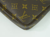 Louis Vuitton Pochette Accessoire  Canvas Clutch Bag