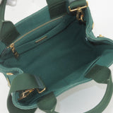 Prada Canapa Mini Canvas 2Way Bag Shoulder Bag Green B2439G