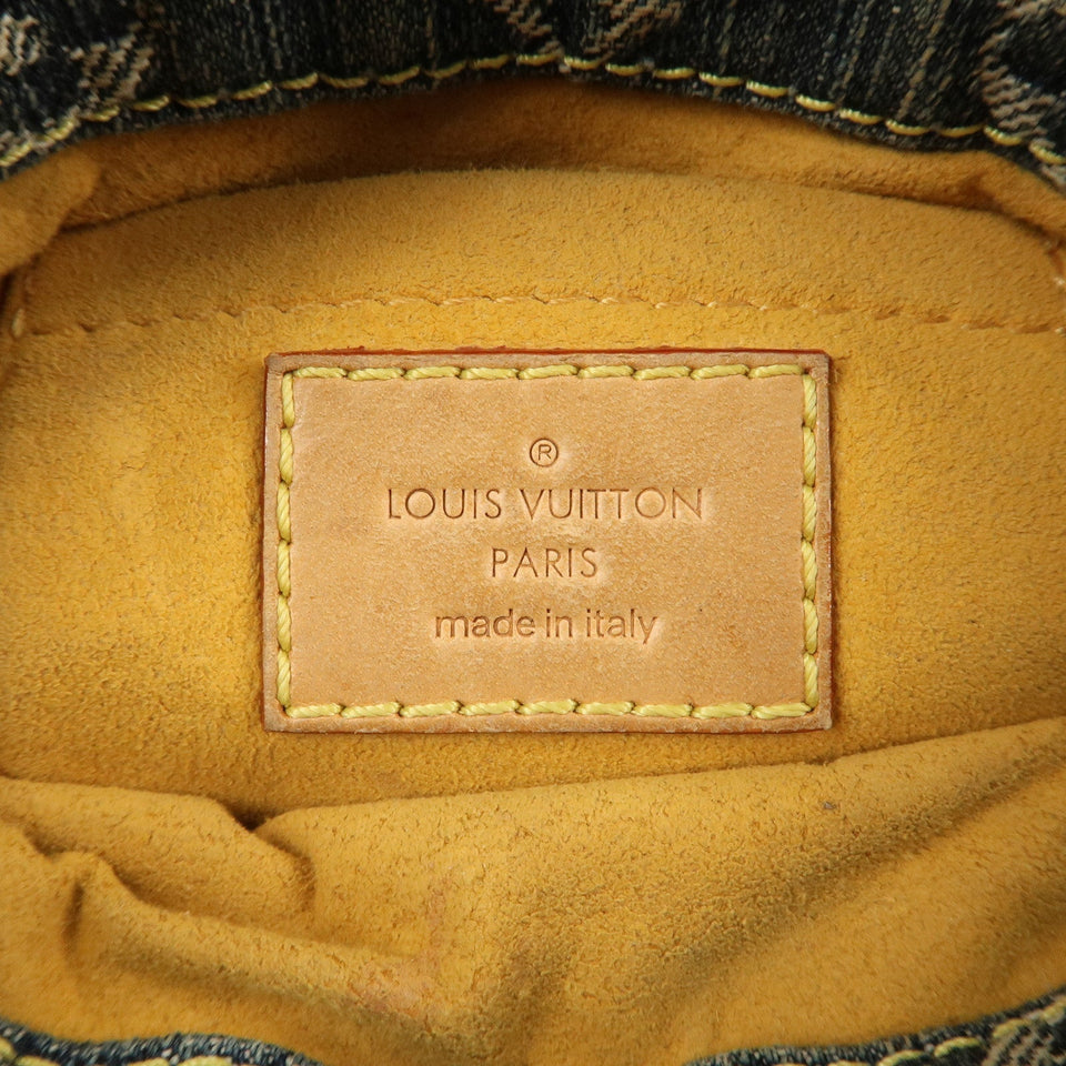 Louis Vuitton Monogram Denim Trousse Raye Pouch Blue M95335