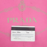 Prada Logo Canapa Canvas Tote Bag Hand Bag Pink B1877G
