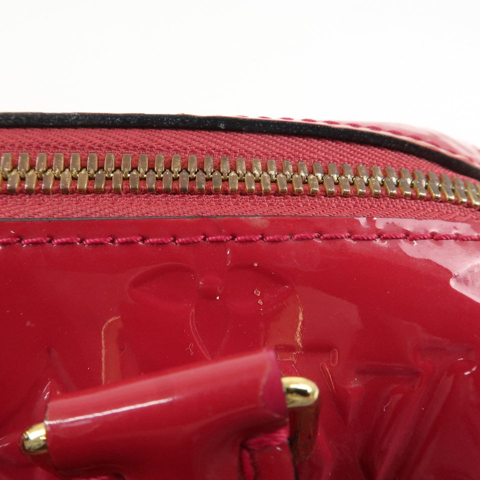 Louis Vuitton Monogram Vernis Montana Hand Bag Rose Indien M90084
