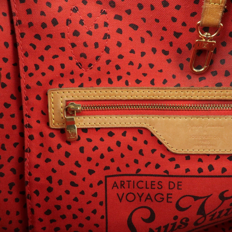 Louis Vuitton Rouge Pumpkin Dots Yayoi Kusama Neverfull MM M40686