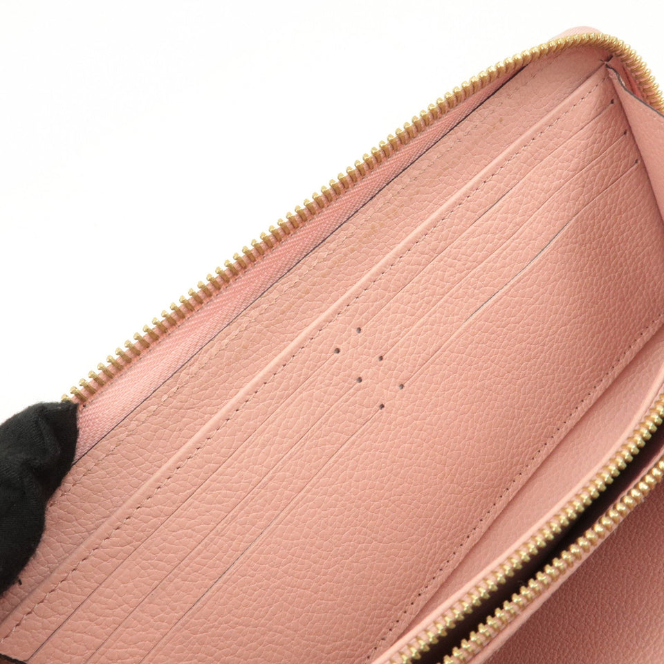 Louis Vuitton Monogram Empreinte Zippy Wallet Rose Poudre M64090