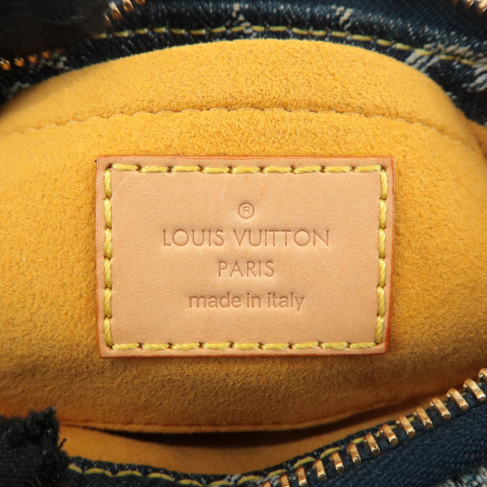 Louis Vuitton Monogram Denim Trousse Raye Pouch Blue M95335