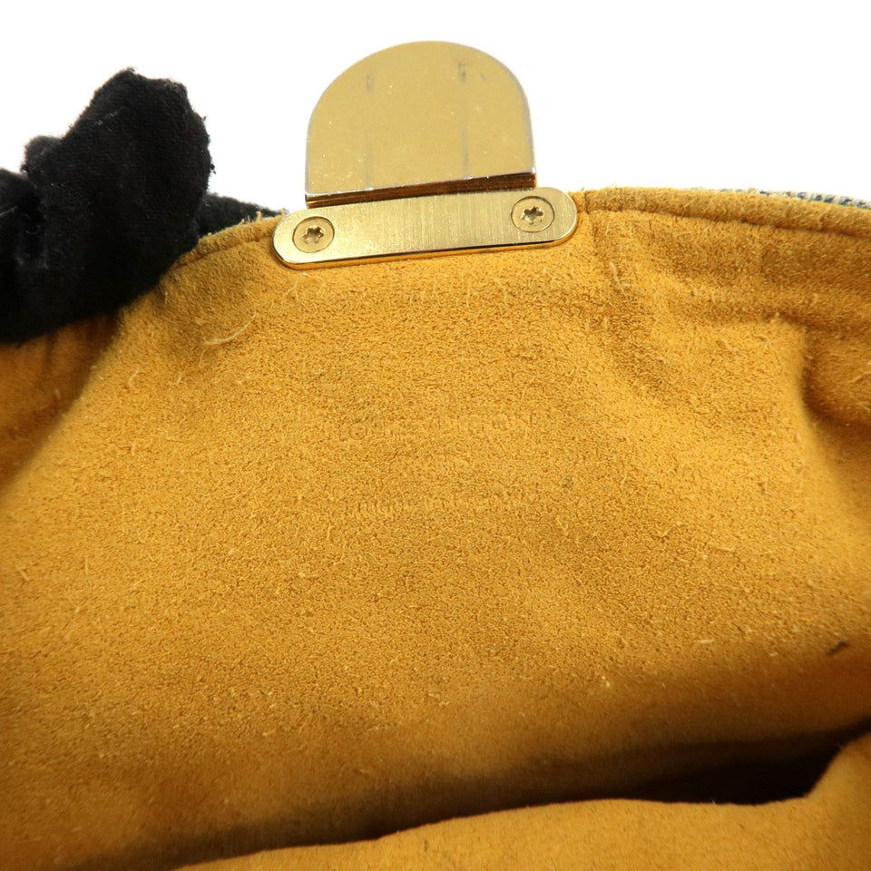 Louis Vuitton Monogram Denim Pochette Plat Pouch M95007