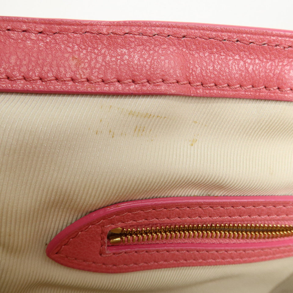 Louis Vuitton Monogram Sabia Cabas Hand Bag MM Rose M93496