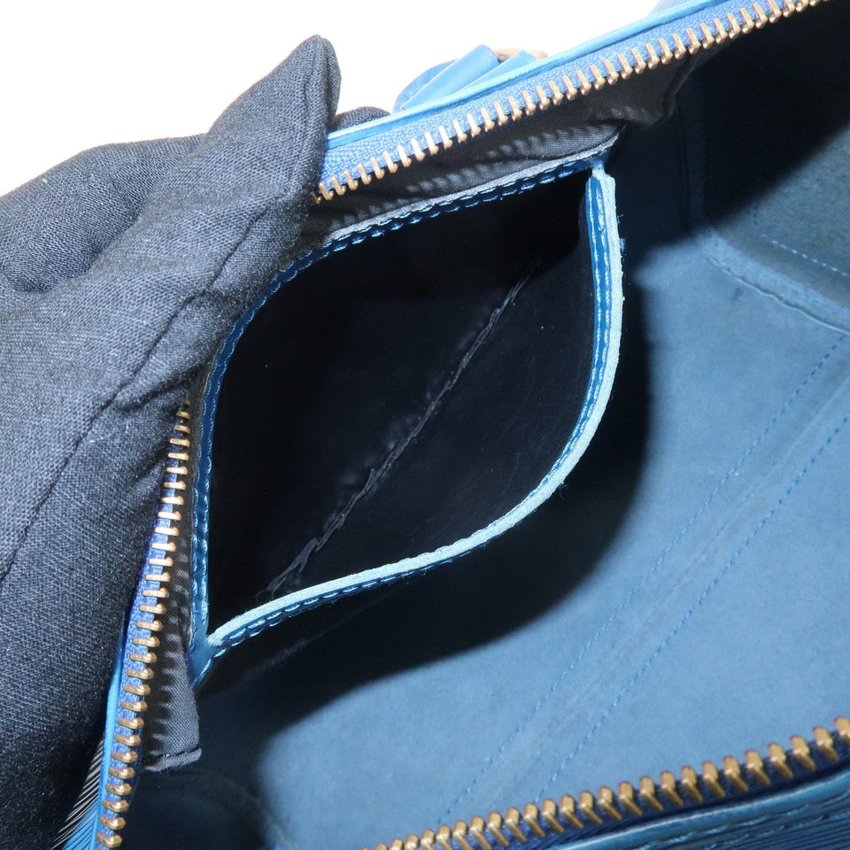Louis Vuitton Epi Speedy 30 Hand Bag Boston Bag Blue M43005