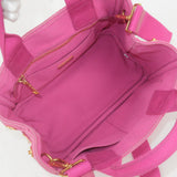 Prada Canapa Mini Canvas 2Way Bag Shoulder Bag Pink B2439G
