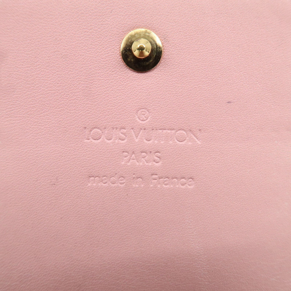 Louis Vuitton Monogram Vernis Cigarette Case Rose M91051