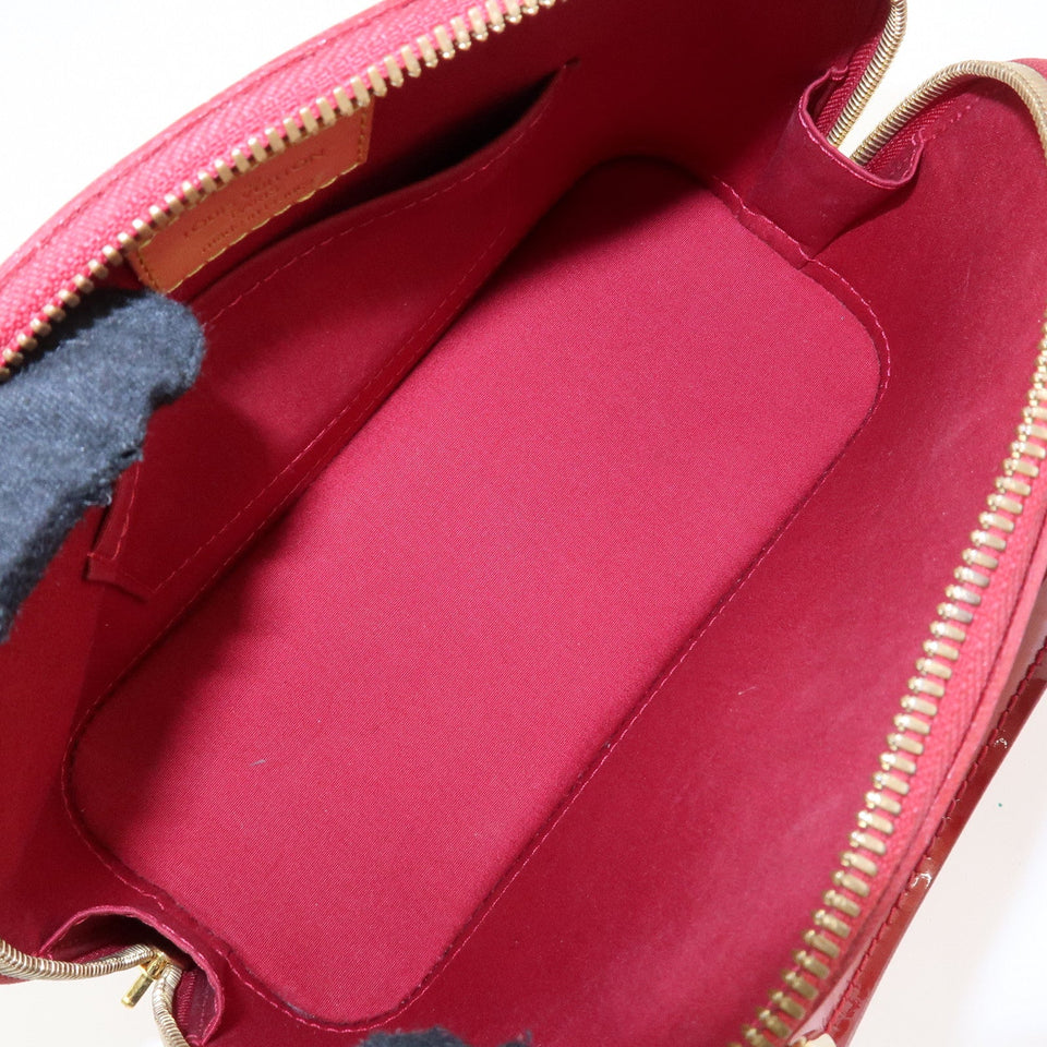 Louis Vuitton Monogram Vernis Alma BB Cerise Hand Bag M90174