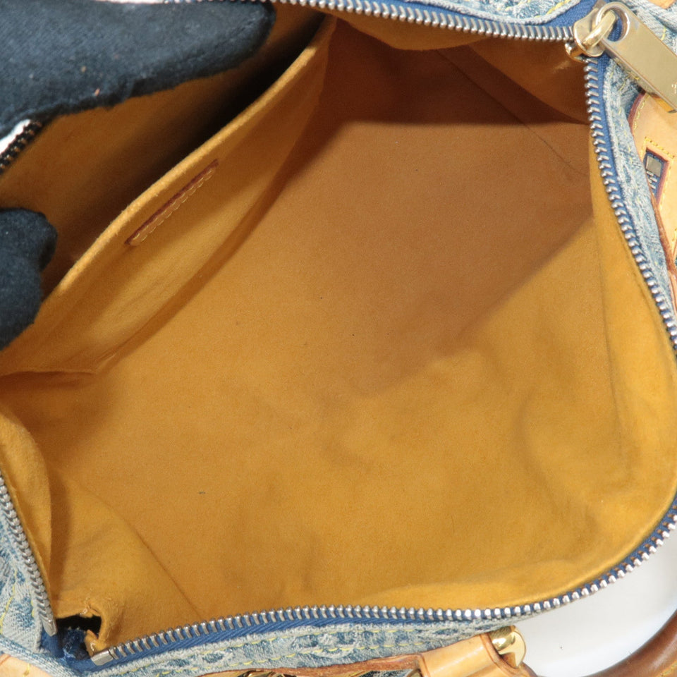 Louis Vuitton Monogram Denim Neo Speedy Boston Bag Blue M95019