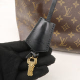 Louis Vuitton Monogram Flower Hobo Shoulder Bag Brown M43545