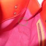 Louis Vuitton Monogram Vernis Lead PM Hand Bag Fuchsia Pink M91221