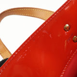 Louis Vuitton Monogram Vernis Lead PM Hand Bag Rouge M91088