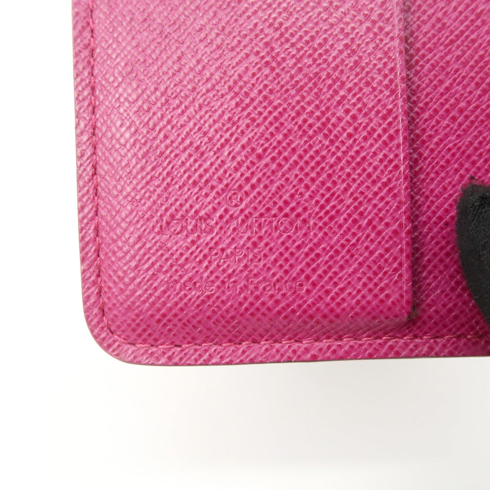 Louis Vuitton Monogram Perfor Compact Zip Wallet Fuchsia M95188