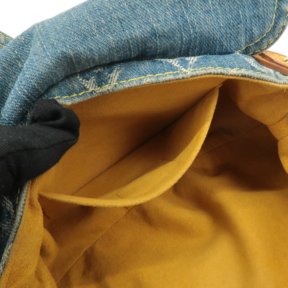 Louis Vuitton Monogram Denim Mini Pleaty Shoulder Bag M95050