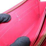 Louis Vuitton Sweet Monogram Vernis Zippy Wallet RoseIndien M90123