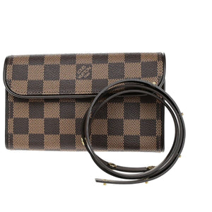 Louis Vuitton Pochette Florentine  Canvas Clutch Bag