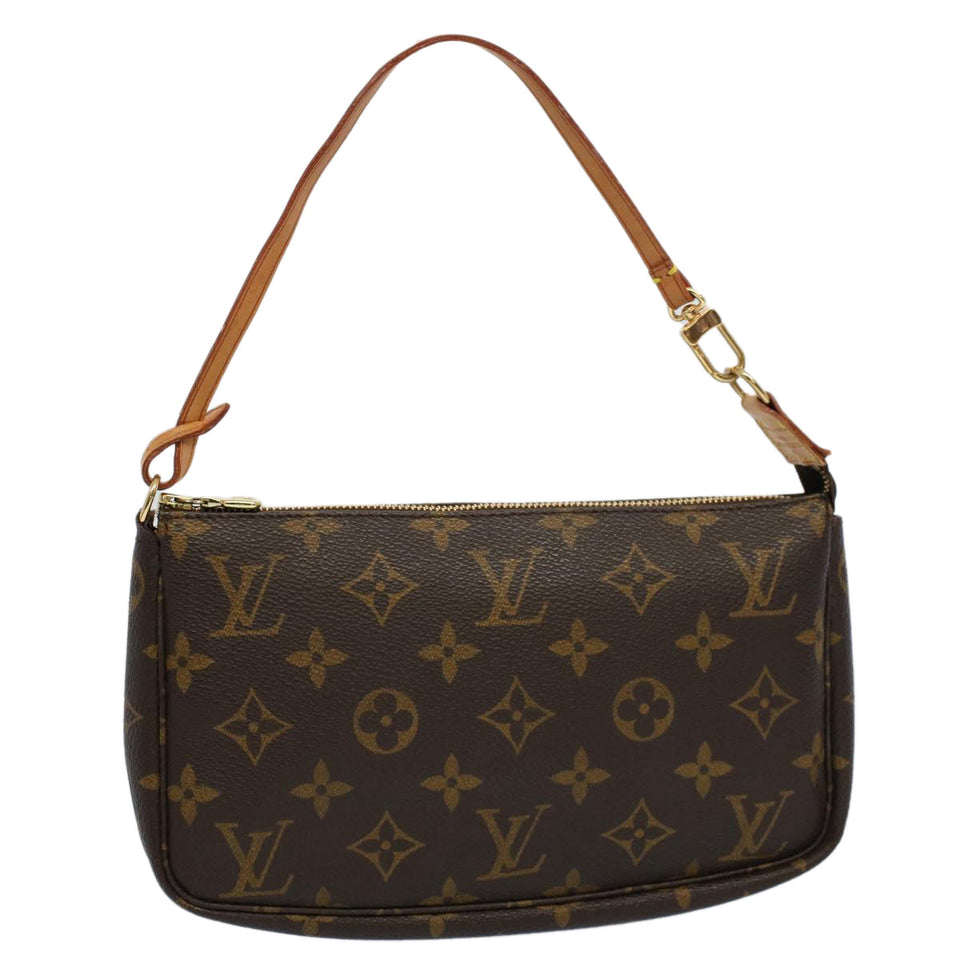 Louis Vuitton Pochette Accessoire  Canvas Clutch Bag