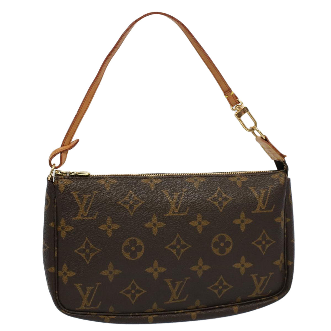 Louis Vuitton Pochette Accessoire  Canvas Clutch Bag