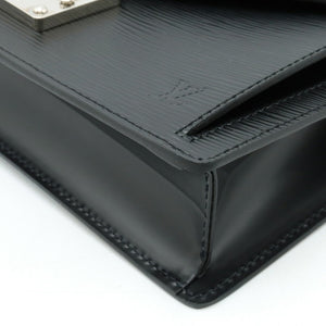 Louis Vuitton Sellier Drangonne  Leather Clutch Bag
