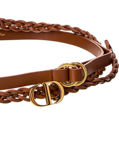 Dior Logo Leather Belt