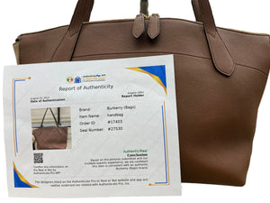 Handbag Designer By Burberry  Size: Medium