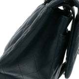 Chanel Classic Double Flap Jumbo Blue Lambskin Gold