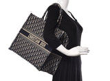 CHRISTIAN DIOR LARGE OBLIQUE BOOK TOTE BAG