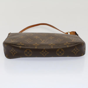 Louis Vuitton Pochette Accessoire  Canvas Clutch Bag