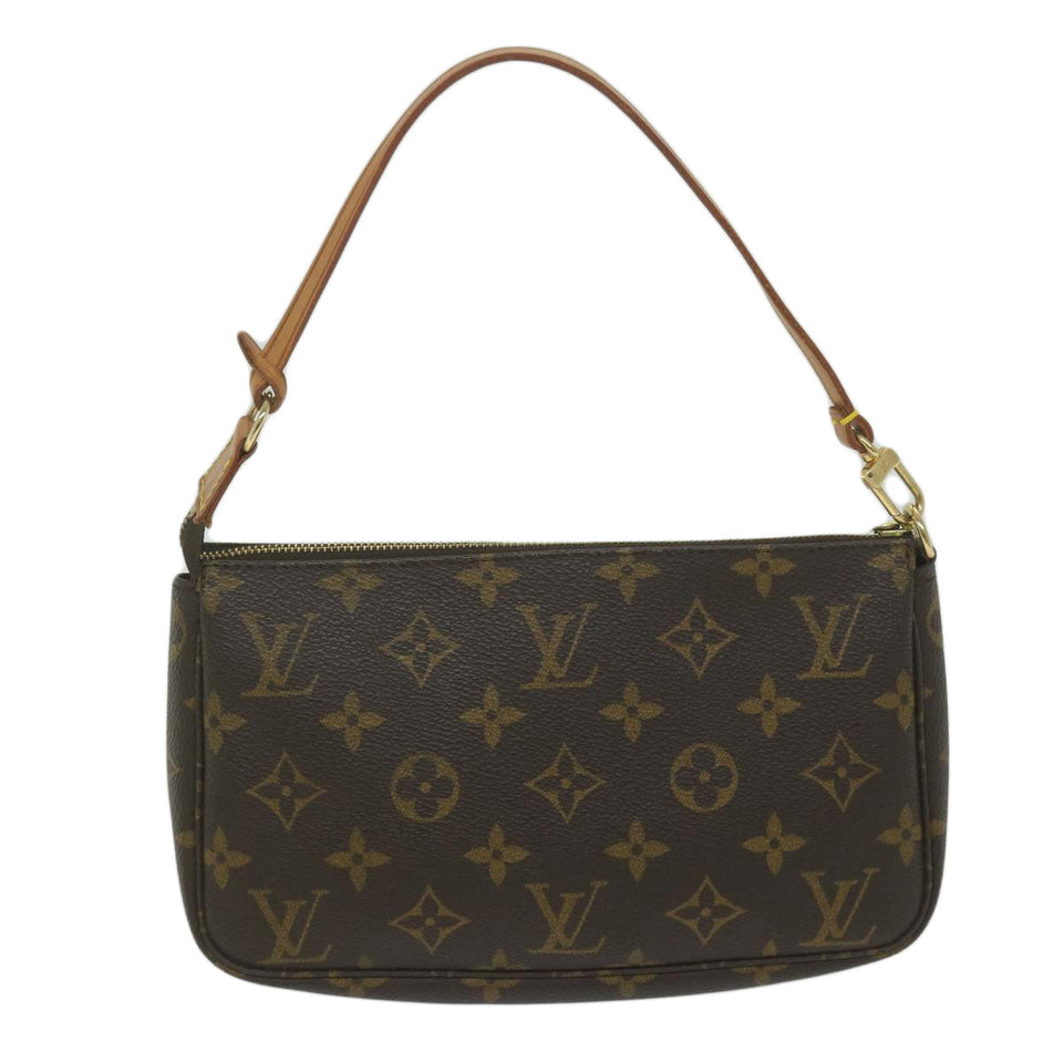 Louis Vuitton Pochette Accessoire  Canvas Clutch Bag