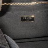 Prada Canapa Mini Canvas 2Way Bag Shoulder Bag Black B2439G