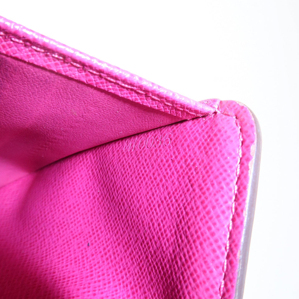 Louis Vuitton Monogram Perfor Compact Zip Wallet Fuchsia M95188