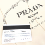Prada Canapa Canvas Tote Bag Hand Bag Ivory BN1877