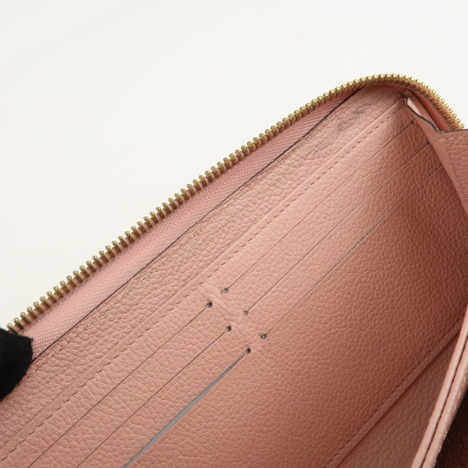 Louis Vuitton Monogram Empreinte Zippy Wallet Rose Poudre M64090