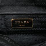 Prada Logo Nylon Leather 2Way Bag Hand Bag NERO Black BN2106
