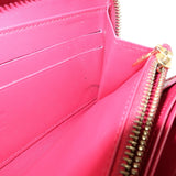 Louis Vuitton Sweet Monogram Vernis Zippy Wallet RoseIndien M90123