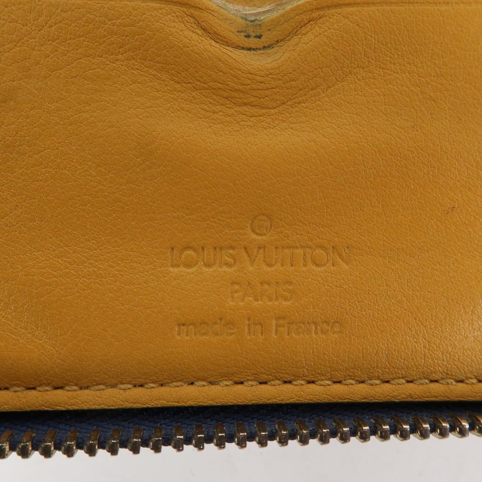 Louis Vuitton Monogram Denim Mini Zippy Wallet M95342 Blue