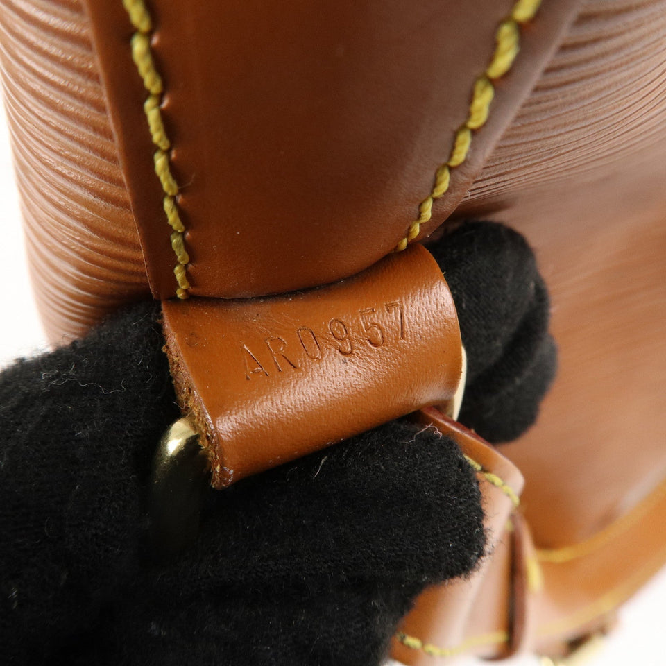 Louis Vuitton Epi Petit Noe Shoulder Bag Zipang Gold M44108